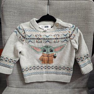 GAP - Baby Yoda Ugly Sweater